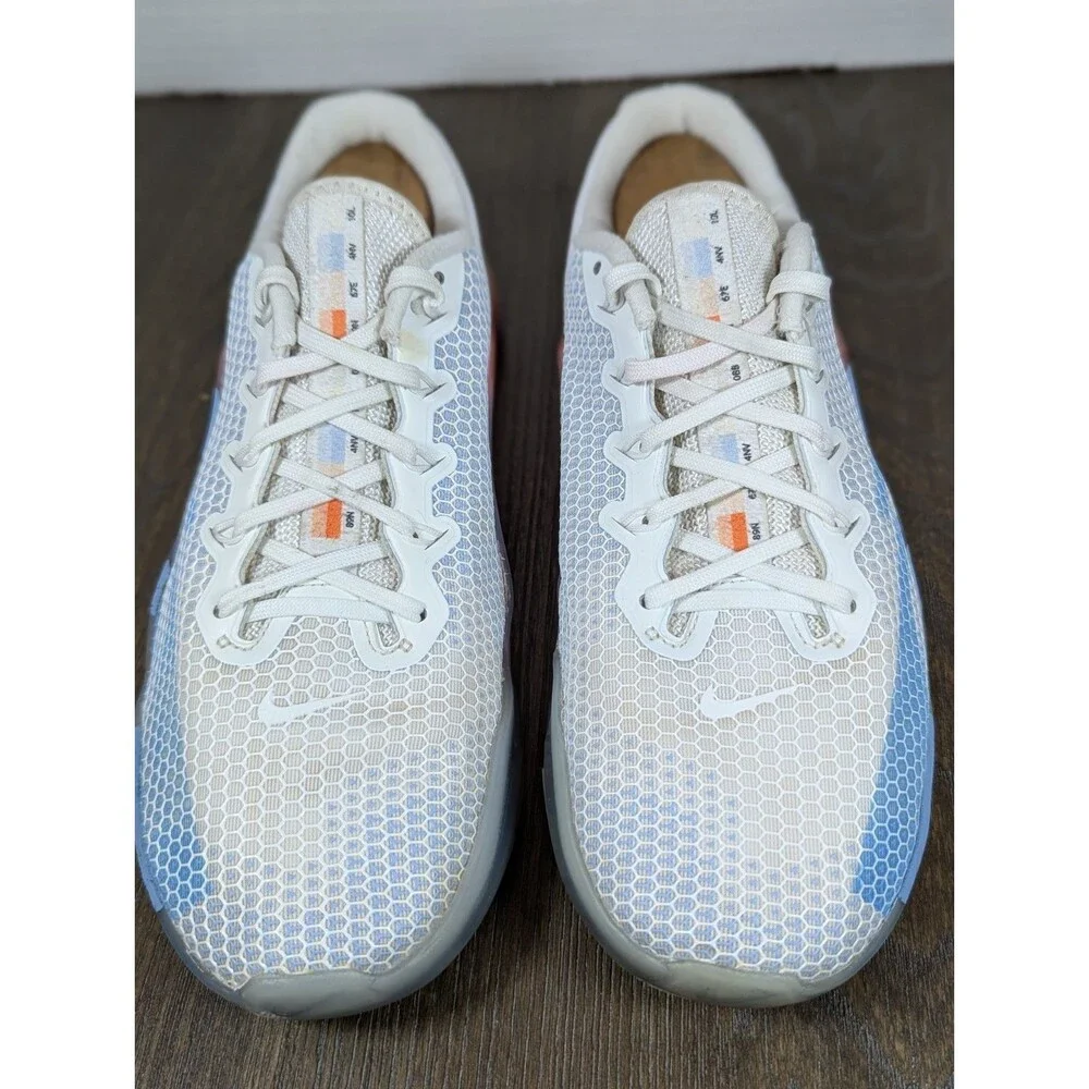 NIKE Metcon 5 Premium Sneakers Womens 10 White Running Shoes CJ0818-146 Knit